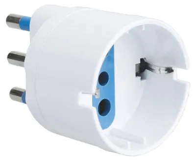 Zdjęcie produktu dla PROSTY ADAPTER SCHUKO 10 A 2P+T – gniazdo 10 A 2P+T
