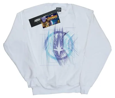 Immagine prodotto di Marvel - Felpa da donna "Avengers Infinity War Guardian" BI7651 (M) (bianca)