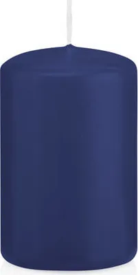 Produktbild von Stumpenkerzen Dunkelblau 80 x Ø 48 mm, 24 Stück