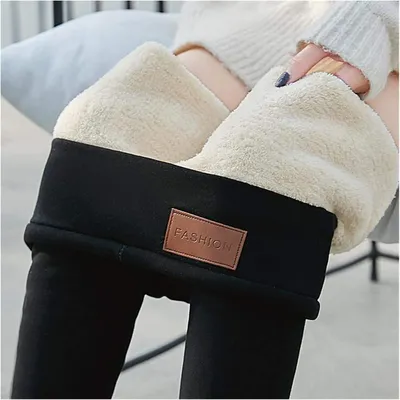 Produktbild von Damen Hosen,Feste Starke Samt Wollfrauen Kaschmir Hosen Gamaschen,Damen Thermo Strumpfhose Leggings(XXL)