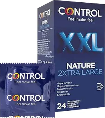 Produktbild von CONTROL Nature XXL Kondome - 24 Stück für höchsten Komfort und Sicherheit