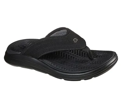 Image de Skechers Herren Clogs Semelle en caoutchouc noir