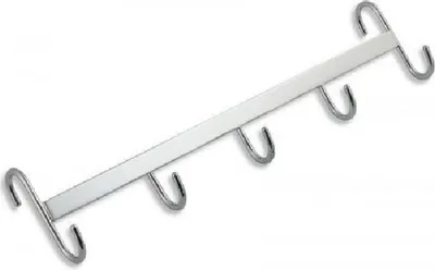 Produktbild von Novaservis Handtuchhalter und Haken - Haken für Heizkörper, 5-fach, chrom 6002,0