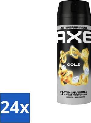 Immagine prodotto di Ax Antitraspirante Spray Gold 150 ml - Confezione risparmio - 24 pezzi