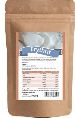 Produktbild von Mynatura Erythrit – Kalorienarmer Zuckerersatz & natürlicher Süßstoff für bewusste Ernährung 1 Kg