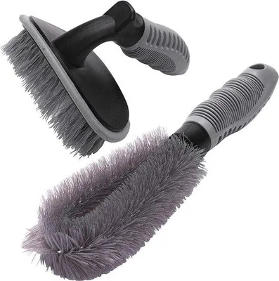 Image de Protection pour jantes métalliques et pneus, kit de nettoyage en 2 pièces