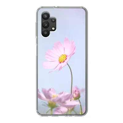Produktbild von MuchoWow® Handyhülle Schutzhülle Hülle für Samsung Galaxy A32 5G Blumen - Rosa - Draußen - Natur Silikon Softcase Handy Hülle - Softcase
