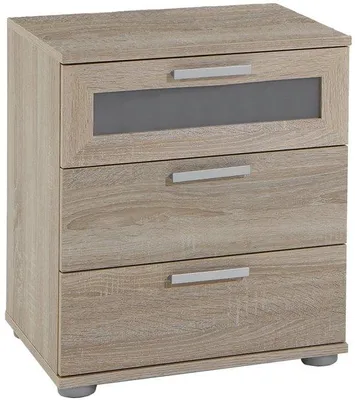 Productafbeelding van Unyqoos® Modern nachtkastje met eikenlook, voorzien van een ruime lade – een tijdloos en compact nachtkastje voor de slaapkamer, met praktische opbergruimte