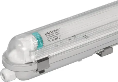 Produktbild von hoftronic LED Feuchtraumleuchte 60cm T8 G13 9W 1260lm 3000K IP65