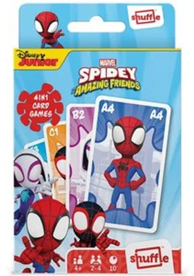 Produktbild von Shuffle - Marvel Spidey & Friends 4-in-1 - Kartenspiele für Kinder