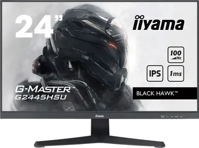 Obrázok produktu pre iiyama G-MASTER G2445HSU-B2, 60,5 cm (23.8"), 1920 x 1080 px, Full HD, LCD, 1 ms, Čierna