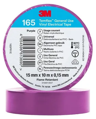 Produktbild von Isolierband Temflex 165 PVC 19mm x 20m 3M 7100184800 Violett