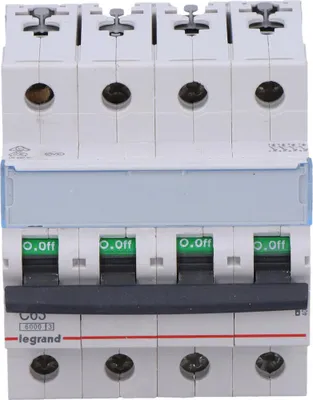 Immagine prodotto di Legrand TX3, Interruttore miniaturizzato, tipo C, IP20, 240 - 415 V