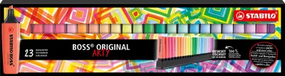 Produktbild von STABILO Textmarker BOSS ORIGINAL 23er Tischset ARTY