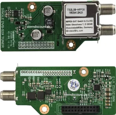 Produktbild von GigaBlue Plug & Play Single DVB-S2X Tuner V2, H.265