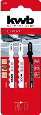 Produktbild von Stichsägeblatt Sternlaminat 3St. KWB