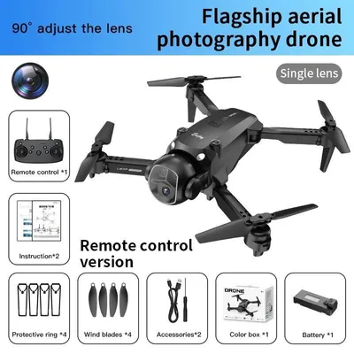 Immagine prodotto di H20 Mini Drone - Quadricottero - Telecamera 4K UHD - Pieghevole - Giroscopio a 6 assi - Capriola a 360° - Controllo tramite app - Portata 80–100 m - Telecamera singola