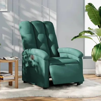 Produktbild von Relaxsessel Einzelsofa Elektrisch Dunkelgrün Stoff 3204074