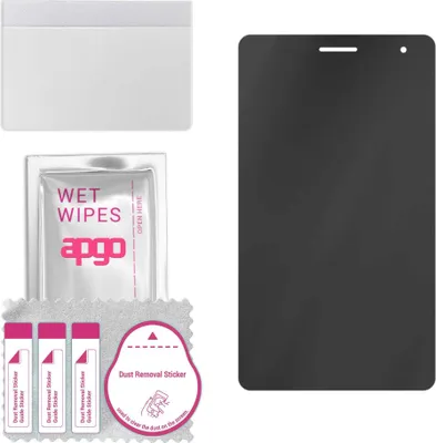 Produktbild von apgo Hybrid Privacy Schutzglas, Matt, kompatibel mit Huawei MediaPad T2 7.0, Anti-Spy, toller Ersatz für Hartglas, kratzfester Displayschutzglas, Displayschutz, Full Glue