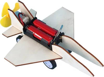 Obrázok produktu pre DIY Elektrická montáž Model lietadla Vzdelávacie študenti Veda Experiment Hračka SetAssembly