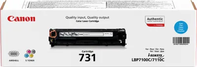 Produktbild von Canon 731, 1500 Seiten, Cyan, 1 Stück(e)