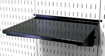 Immagine prodotto di (Schwarz) – Scaffale a parete, profondità 30 cm. Scaffale a parete, sistema di montaggio