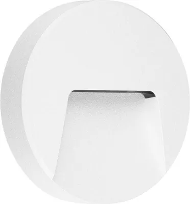 Zdjęcie produktu dla ACA Lighting Kinkiet LED okrągły biały 230V AC IP65 3W 3000K 200LM RA80 SLIM41W