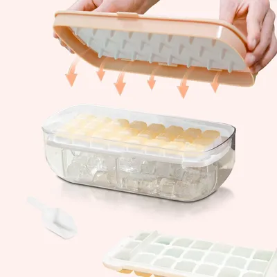 Produktbild von Solidchoice – Silikon-Eiswürfelbehälter mit Deckel