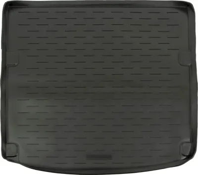 Image de Tapis De Coffre Caoutchouc Premium Pour Audi A4 B8 2008-2015 4 Portes Sedan, Bord Haut, Antidérapant, Inodore, Toutes Saisons