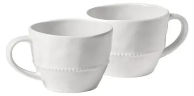 Produktbild von HOMLA Satz PADRA weißer Becher, 2er-Set