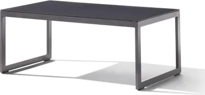 Produktbild von Sieger Loungetisch mit Glasplatte 110x60x44 cm