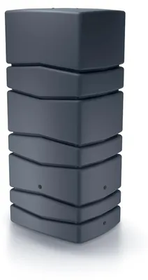 Produktbild von Regentonne eckig NEPTUN 650 Liter anthrazit inkl. Hahn