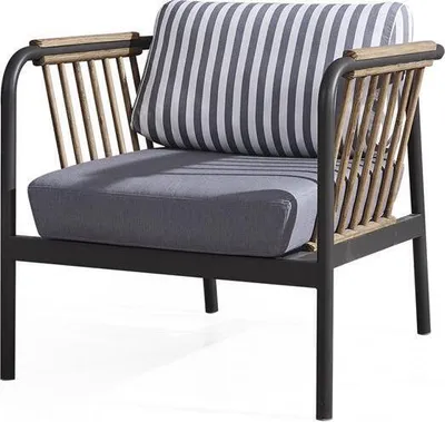 Immagine prodotto di Sessel Design Sitzer Luxus Grau Textil Sitzer Luxus Polster Möbel Design