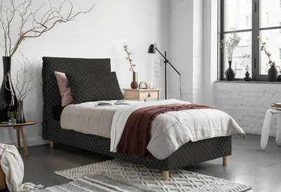 Produktbild von MIUFORM Sleepy Luna - Polsterbett - 90x200cm - Graphit - Bett Schlafbett