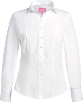 Image de Brook Taverner - Chemise de cérémonie "Palena" pour femme Manches longues PC7102 (40 FR) (Blanc)