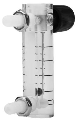 Imagen del producto de Medidor de flujo de gas con válvula de control, de 0 a 3 L/min, para oxígeno y aire, con medición precisa