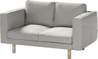 Produktbild von Dekoria Bezug für Norsborg 2-Sitzer Sofa, grau-beige, Norsborg 2-Sitzer Sofabezug