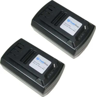 Produktbild von 2x Trade-Shop Premium Li-Ion Akku 36V / 3000mAh / 108Wh für Garden Feelings R1S-360-AH-C 36V