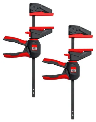 Produktbild von Einhandzwinge Schnellspannzwinge Schraubzwinge - 110 mm Spannweite - 40 kg Spannkraft - Schwarz