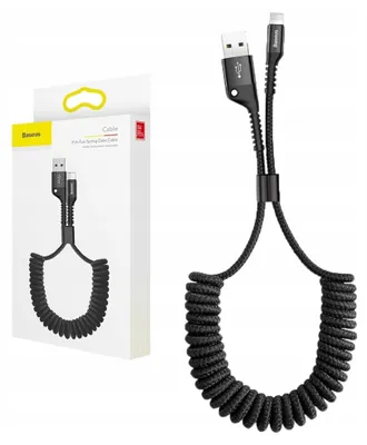 Image de Baseus Spring Lightning Cable 1M 2A (Noir)