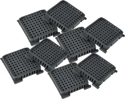 Produktbild von vhbw 8x Filter kompatibel mit Liebherr WPbl 5001-20A, WPbl 5001-20B, WPbli 5031-20A, WPbli 5231-20A, WPbl 4601-20B Kühlschrank - Aktivkohlefilter