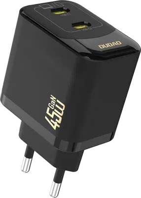 Obrázek produktu pro DUDAO Dudao A28PEU Adapter 45Watt 2xUSB-C Sort