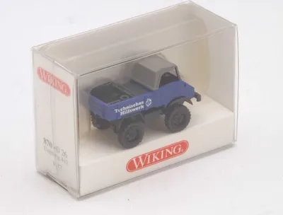 Produktbild von Wiking 8704026 Mercedes-Benz Unimog 411 THW 1:87 in