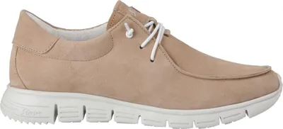 Produktbild von Sioux Mokrunner D-007 Damenschuhe, Sneaker, Leder, Beige, supersoft, leicht - Damenschuhe Slipper / Trotteur, Beige, leder (camoscia)
