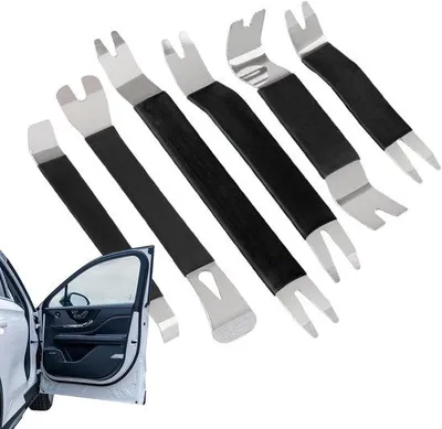 Productafbeelding van Trim Verwijderingsset - Paneel Gereedschap - Auto Reparatie - 6 Delige Set - Niet gespecificeerd - Zwart