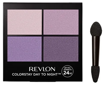 Obrázok produktu pre Revlon ColorStay 16-Hour Eye Shadow, Krém, Dymový, Fialová, Seductive, 4 farba/farieb, Matte, Leštený povrch