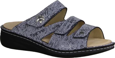 Produktbild von Finn Comfort Grenada supersofte Pantolette, Damen, Leder, Black, lose Einlagen - Passformübersicht Finn comfort Marken Finn Comfort FinnMellow, Blau, leder (words)
