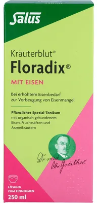 Obrázek produktu pro Floradix se železitým tonikem (250 ml)