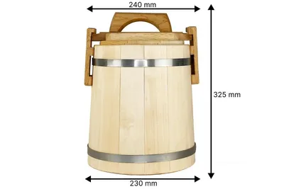 Zdjęcie produktu dla Beczka na miód lipowy z woskiem 5 L