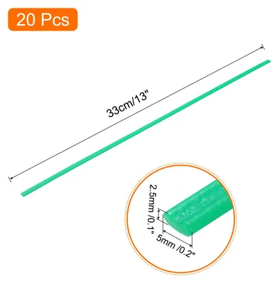 Produktbild von 20 Stš¹ck 330mm Kunststoff Schwei?st?be PP Schwei? Draht Kunststoff Schwei?en Schwei? Streifen fš¹r Plastik Schwei?ger?t Schwei?reparatur Grš¹n